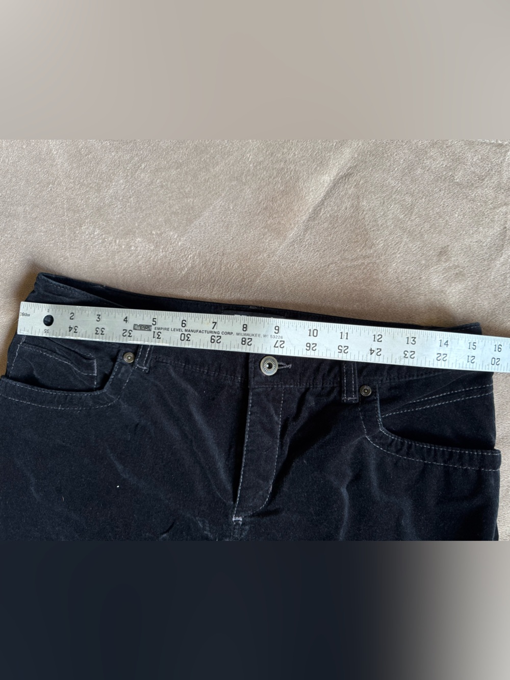 Tribal Black Velvet Jeans - Classic Fit - Picture 6 of 7